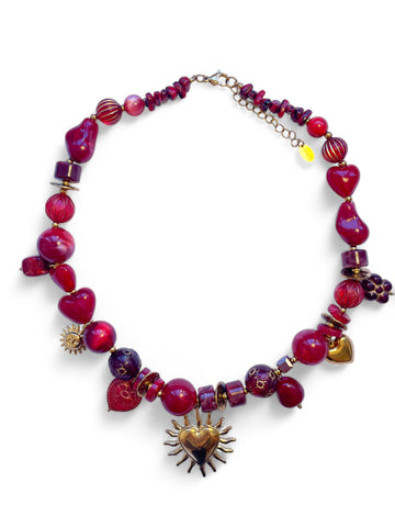Collier Solange Rouge