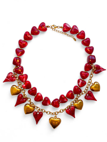 Collier Verona Rouge