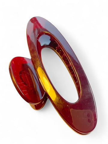 Barrette Rubis Bordeaux