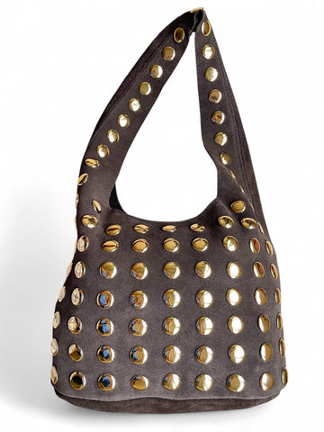 Sac bandoulière Gaïa (marron chocolat)