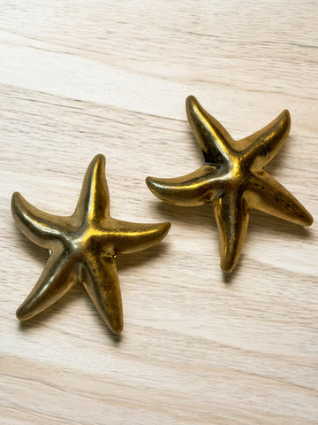 Boucles d'oreilles Étoile de mer (Doré)