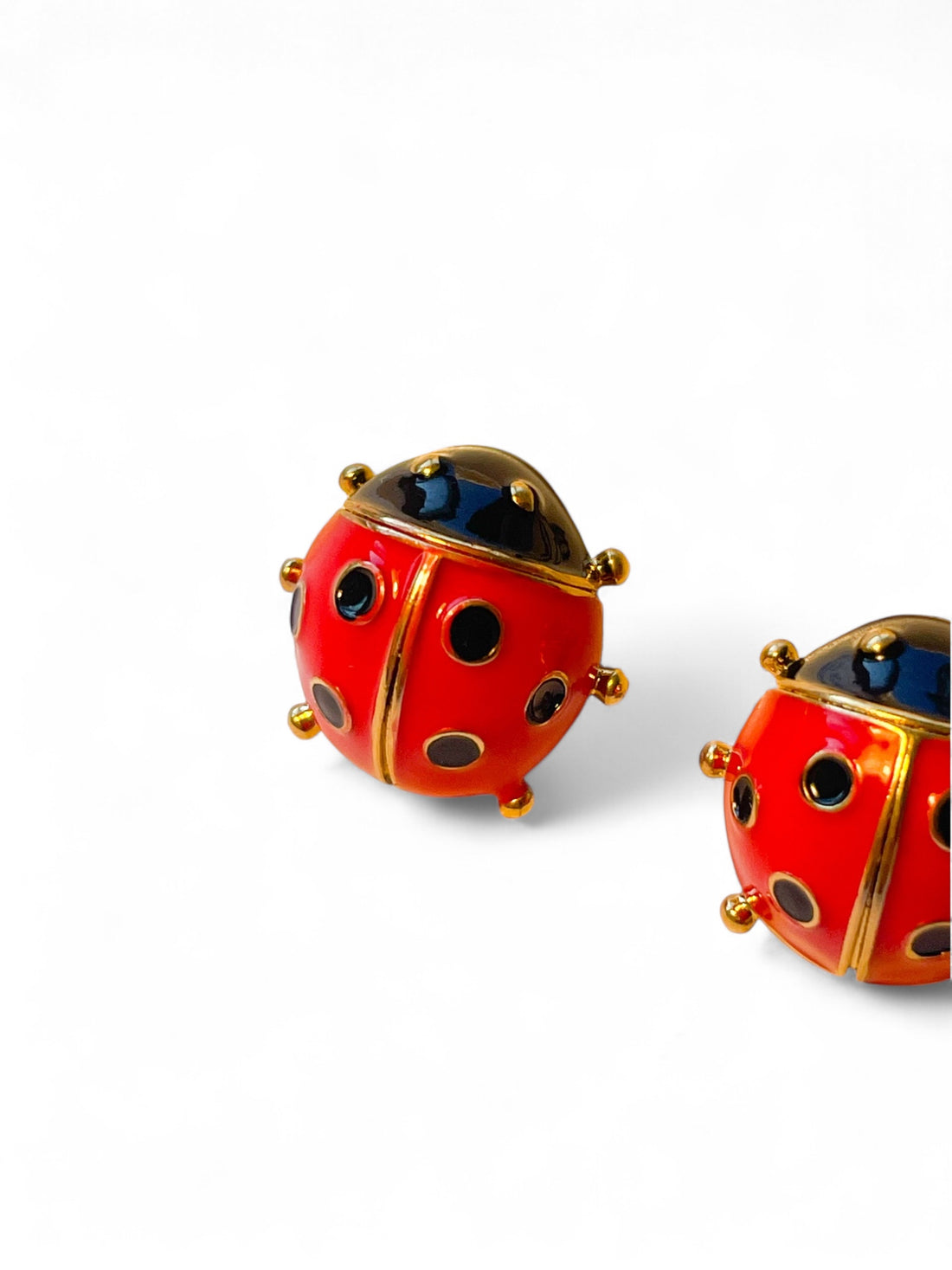 Boucles d'oreilles Coccinelle
