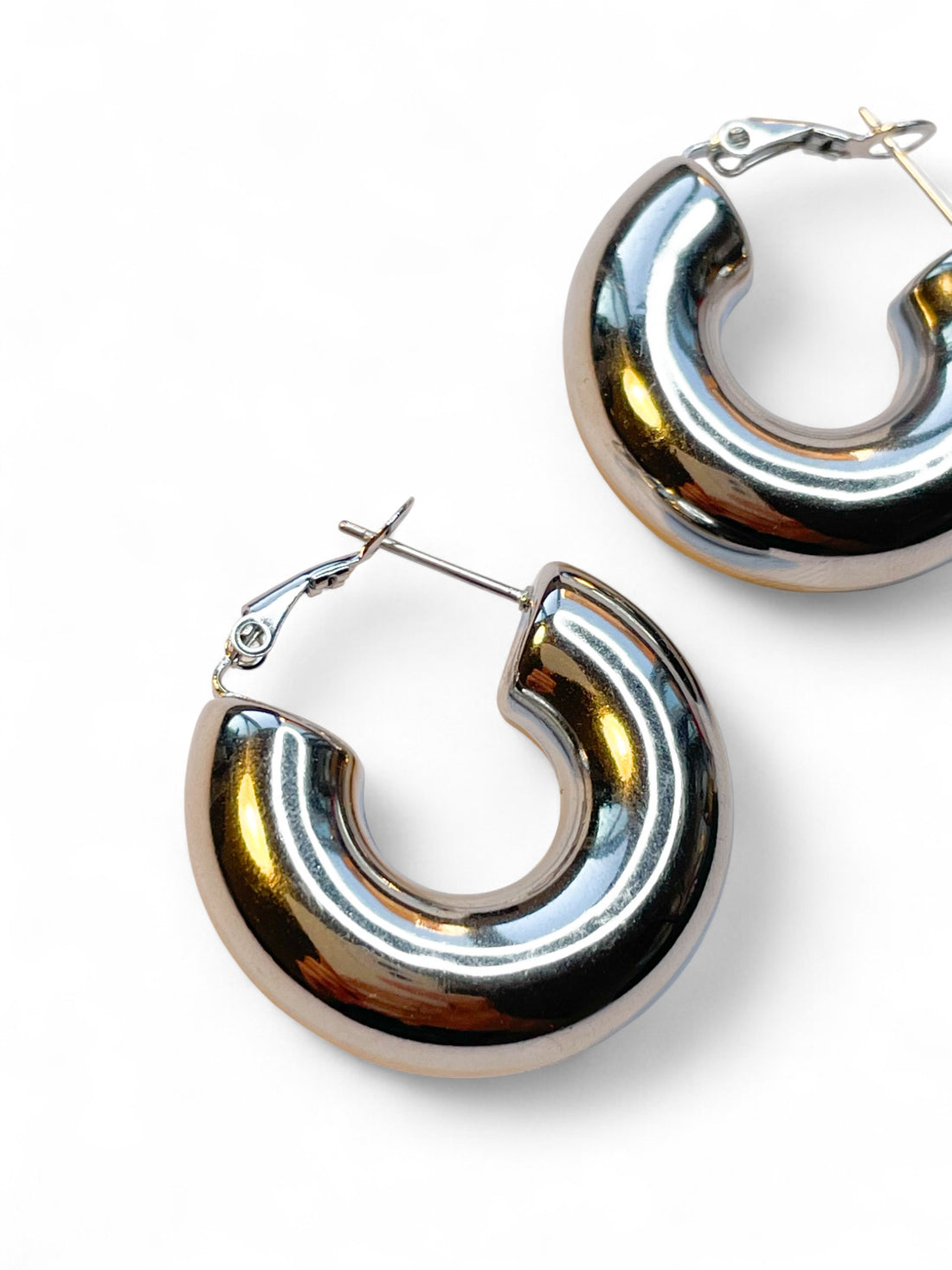 Boucles d'oreilles Léonie (Argenté)