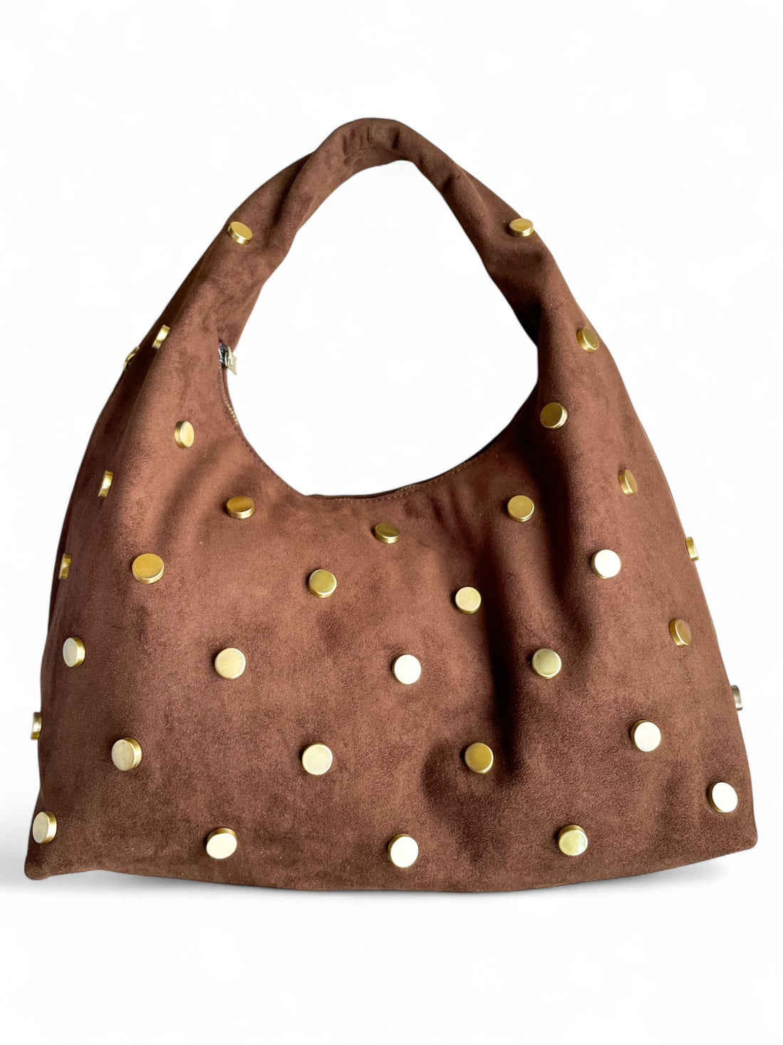 Sac bandoulière Mila (marron chocolat) (grand)