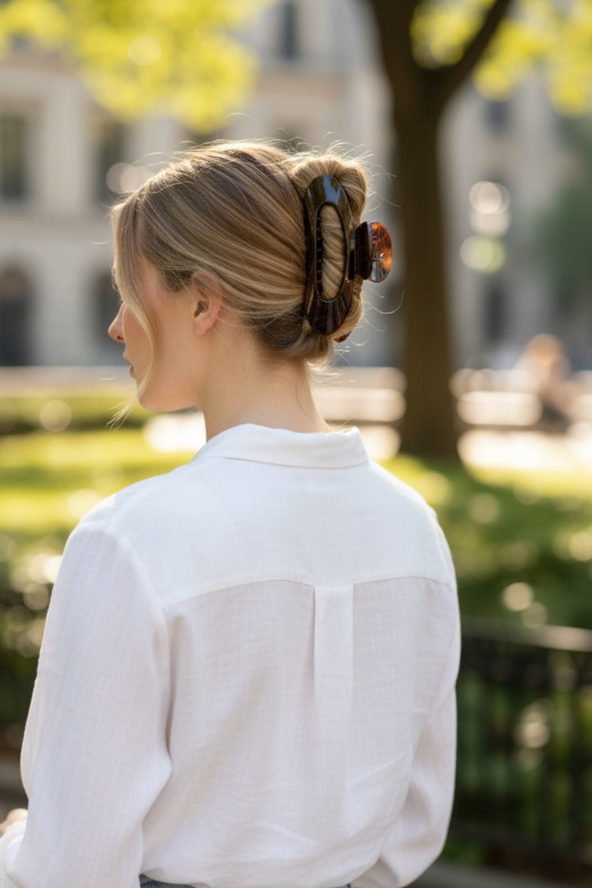 Barrette Rubis Marron