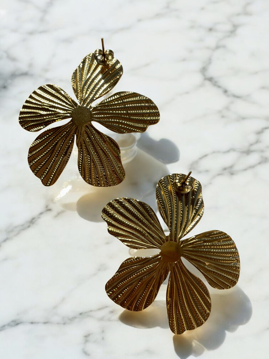 Boucles d'oreilles Hibiscus