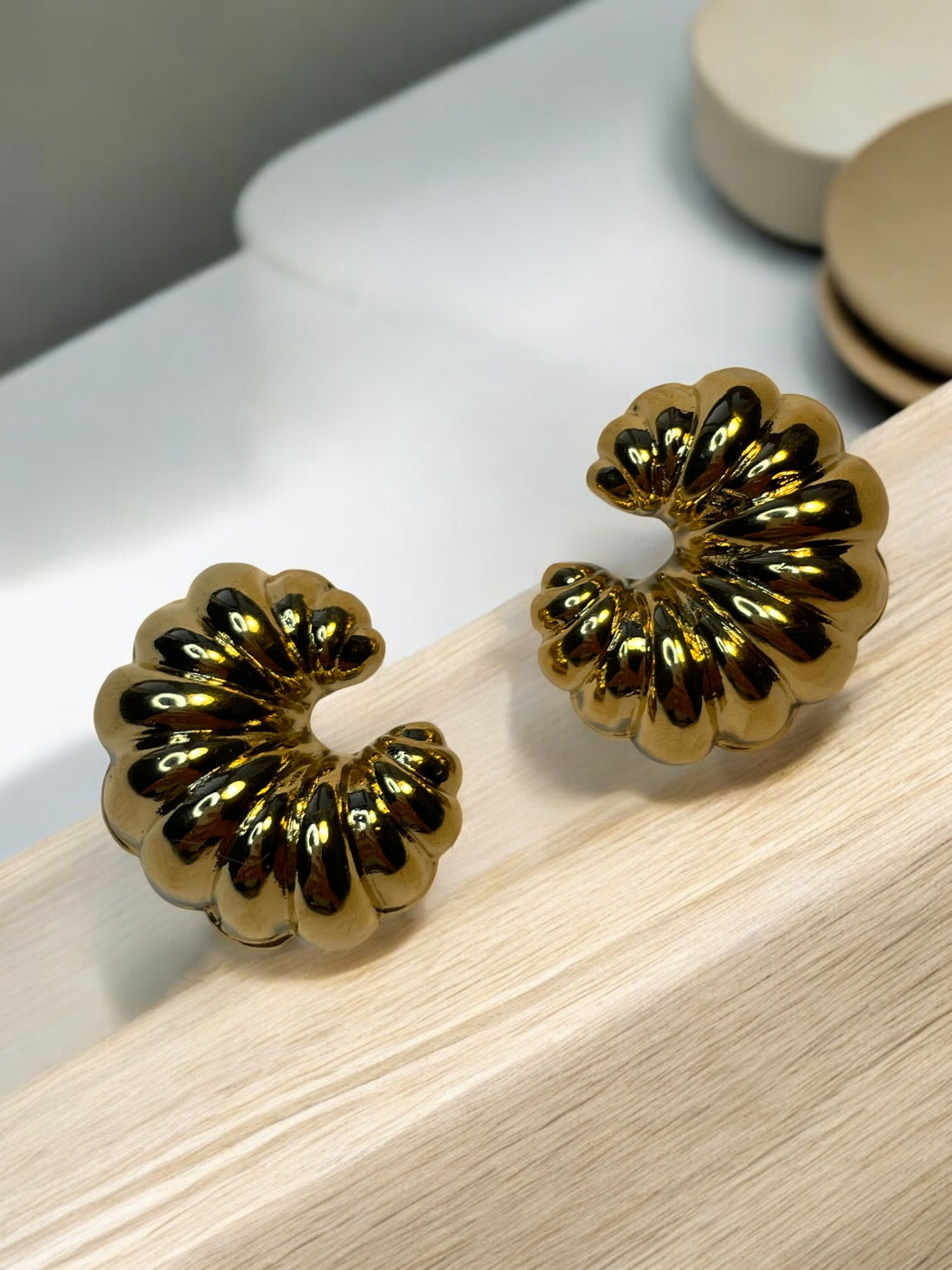 Boucles d'oreilles Croissant